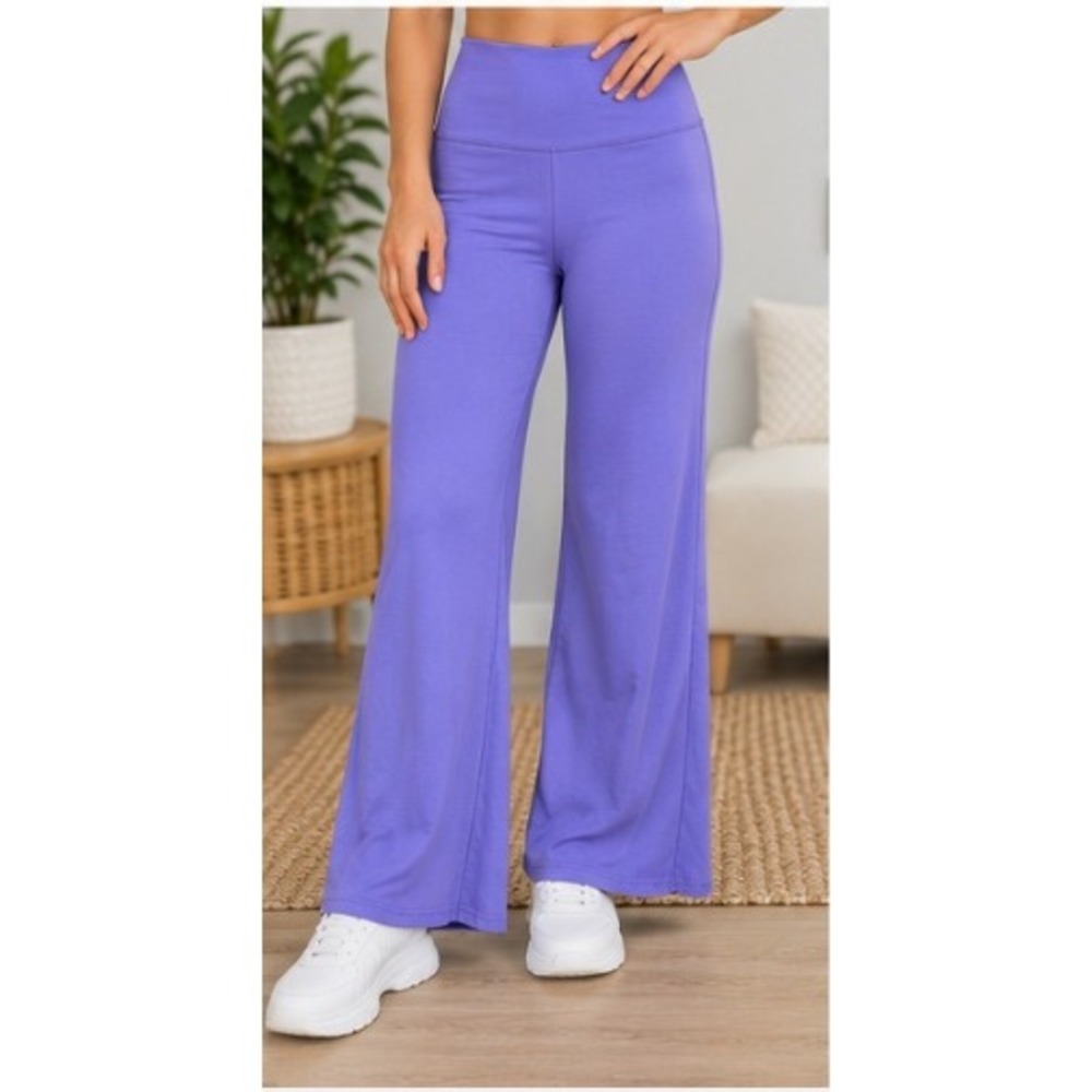 OFFLINE by Aerie The Hugger Purple High Rise Bootcut Leggings Small Petite_251
